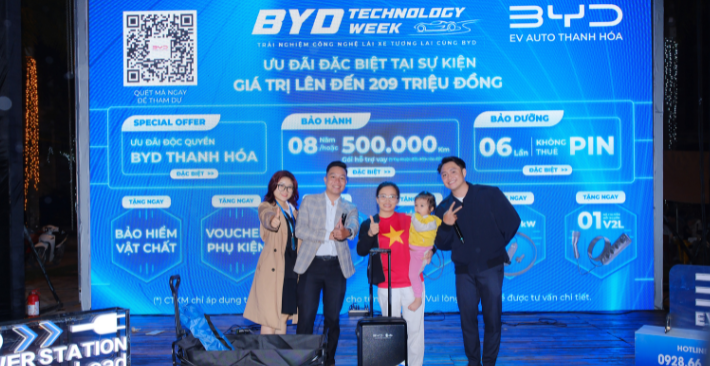 🌿 Lời Tri Ân Từ BYD Thanh Hóa – Cảm Ơn Quý Khách Hàng Đã Đồng Hành Cùng BYD Technology Week 🌿